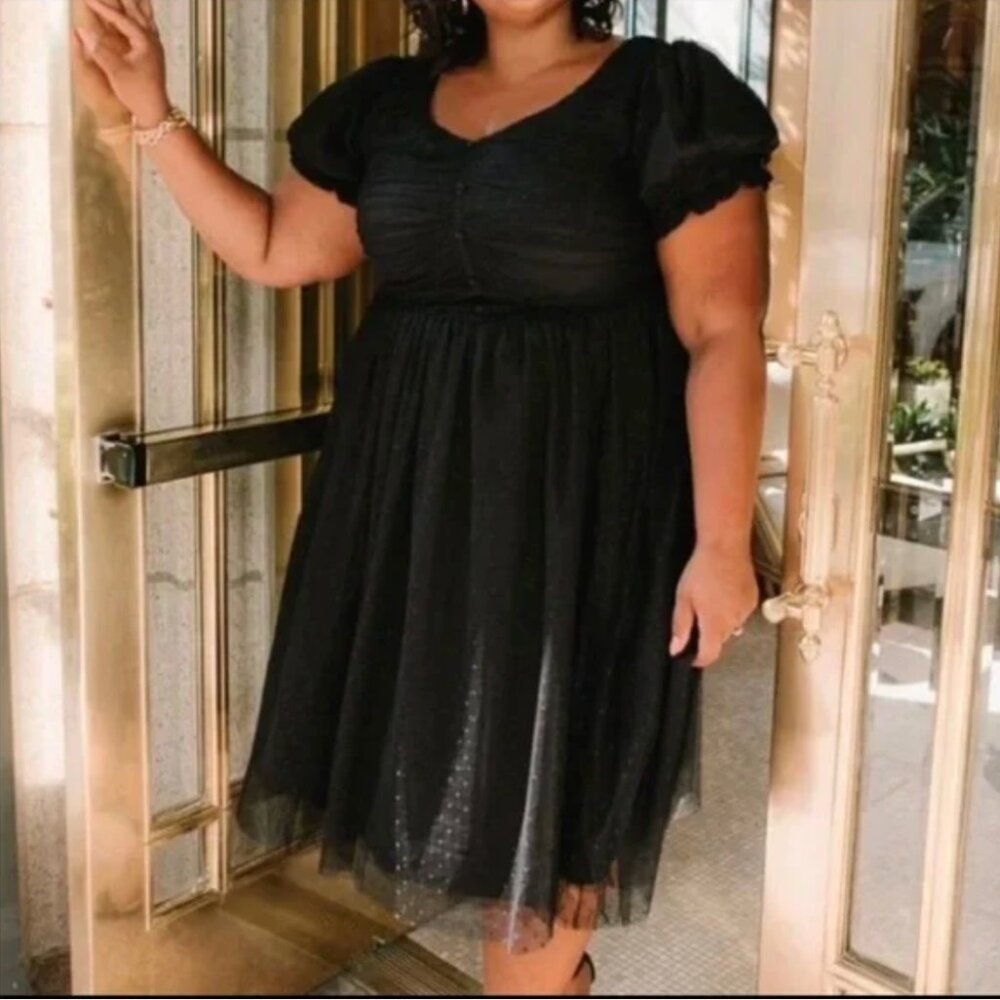 Ivy City Co Gala Dress in Black Size 1X